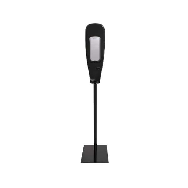 Where to place sanitizer stations in a commercial facility